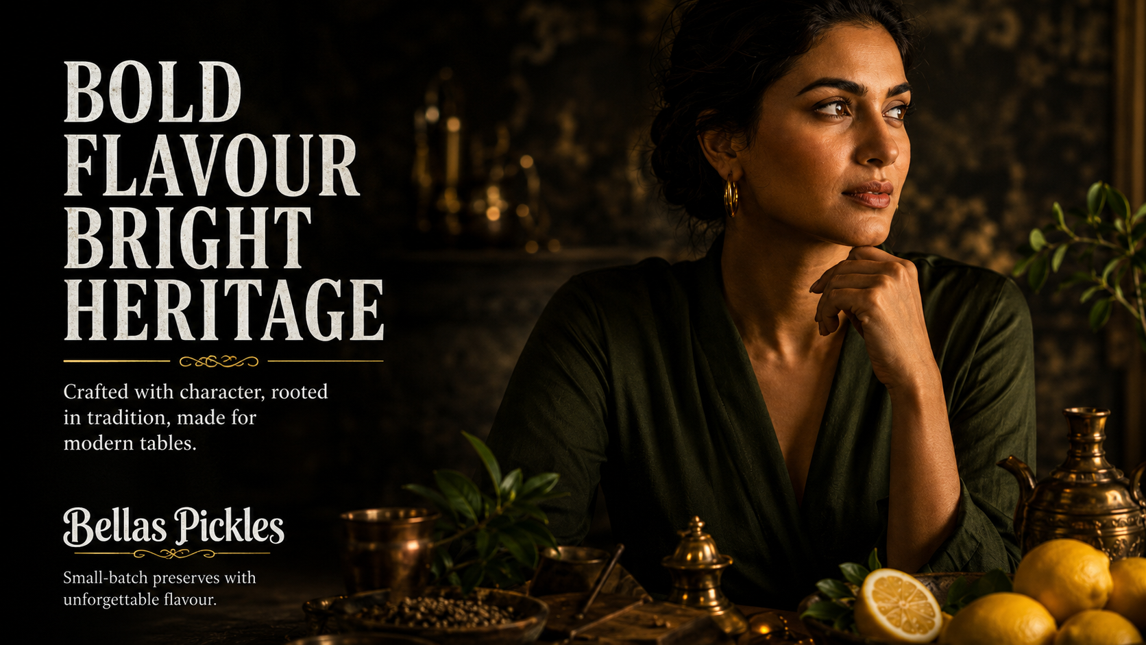 Bold flavour, bright heritage Bella's Pickles story image
